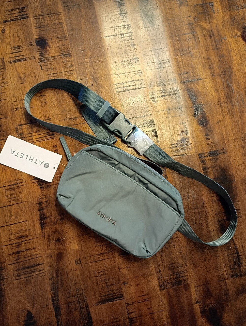 Athleta Sage Green Crossbody Belt Bag